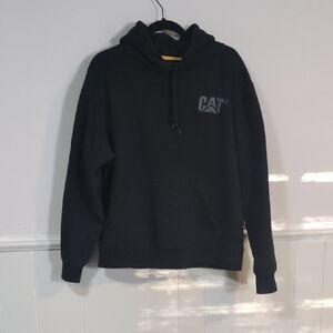 CAT Black Hoodie for Men